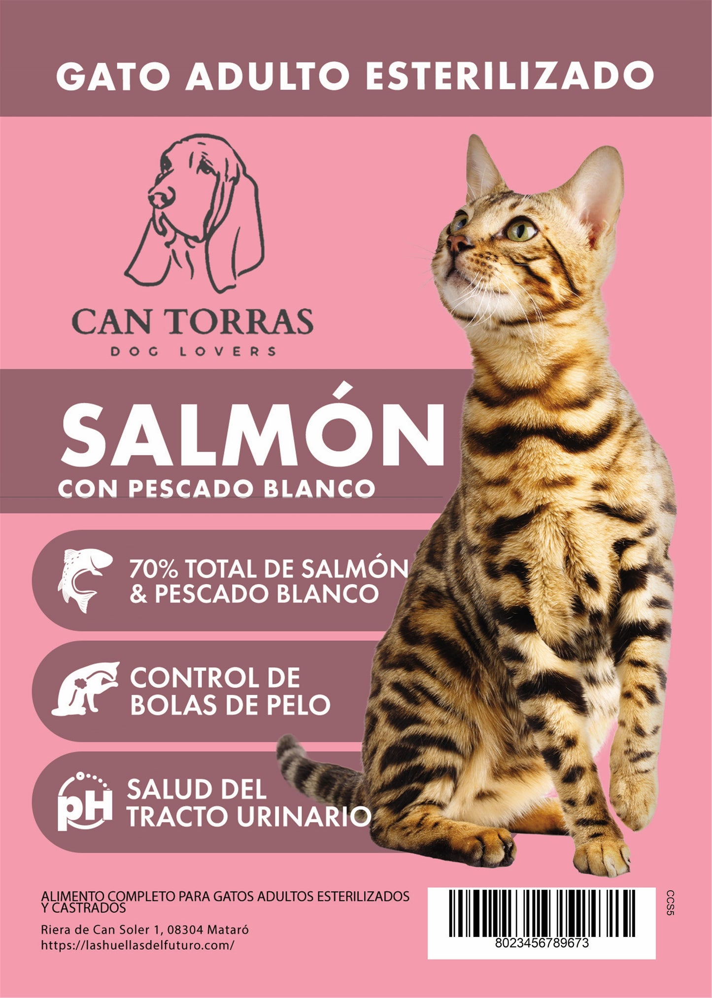 Gato Salmón Adulto esterilizado